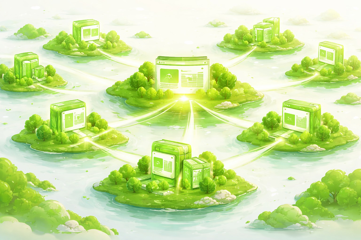 Many topical blogs on separate domains linking to one website