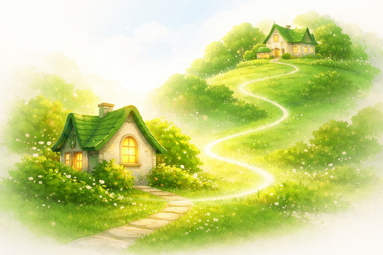 Illustration of a sales page living on its owner's domain
