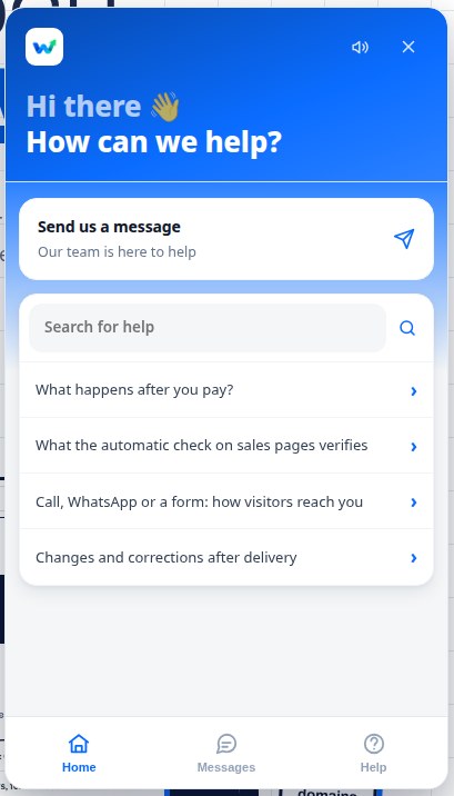 The WannaSEO chat window
